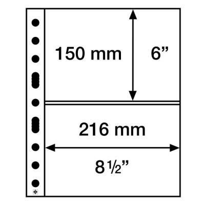Plastové desky GRANDE EASY, 2 vodorovné kapsy (A5), PP, čiré, balení 50 ks